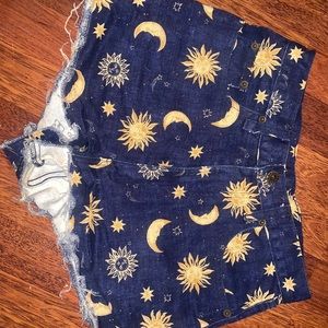 Sun and Moon Cheeky Shorts